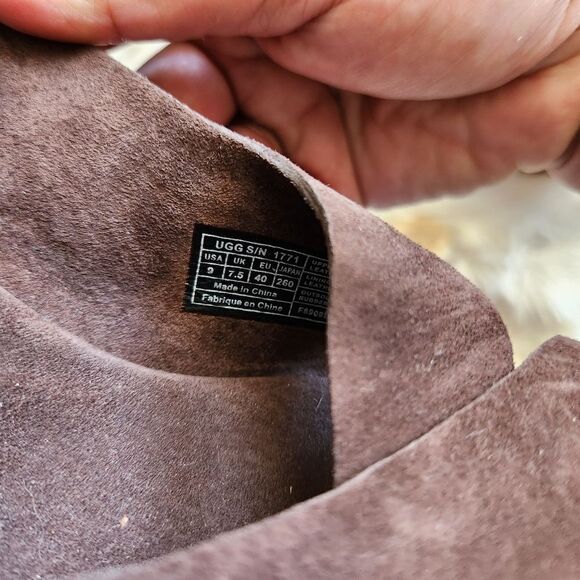 Ugg Hazel leather wrapped cork wedges - Picture 9 of 11